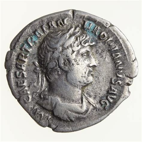 Coin Denarius Emperor Hadrian Ancient Roman Empire 119 122 Ad