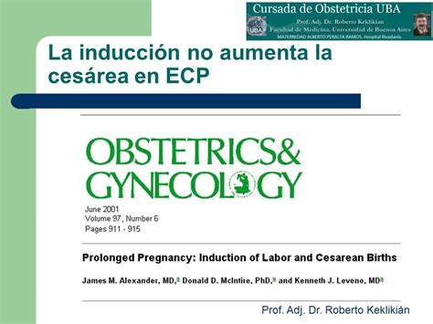 Cursada De Obstetricia Hospital Rivadavia Uba Embarazo Prolongado Clase