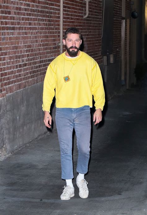 Leave It To Shia Labeouf To Pull Off Too Short Jeans Mens Fashion