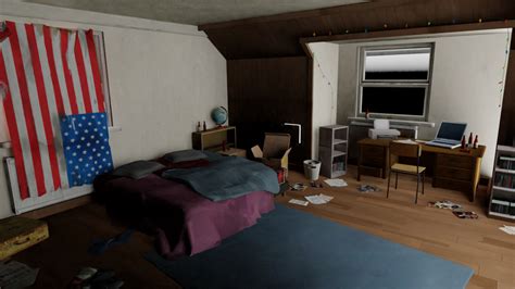 Open3dlab • Life Is Strange Chloe And Maxs Rooms Blender