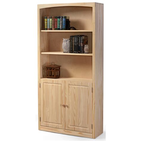 Archbold Furniture Pine Bookcases Bookcase 36 X 72 With Door Kit
