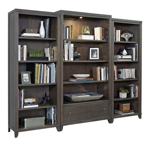 Home Office Executive Bookcase Wall Hekman Furniture Home Gallery