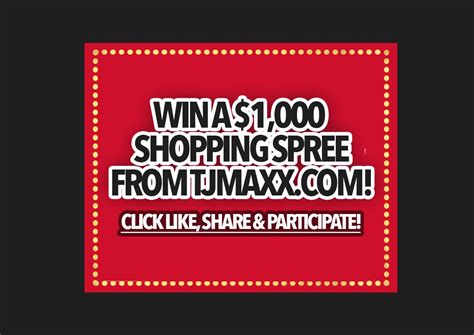 Contest Win A 1 000 Shopping Spree From Tjmaxx Com