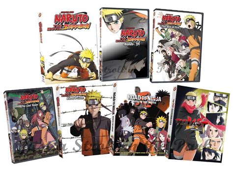 Naruto Shippuden Anime Series Complete Movies 1 2 3 4 5 6 7 Box Dvd