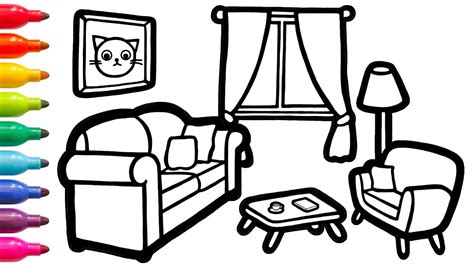 8 Photos How To Draw A Living Room Easy And Review Alqu Blog