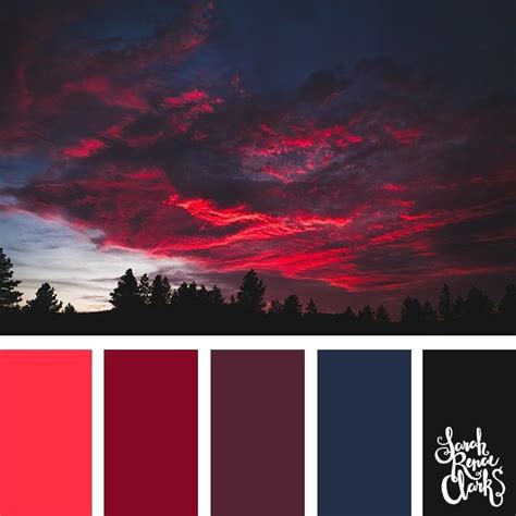 25 Color Palettes Inspired By Spectacular Skies Pantone Classic Blue