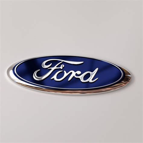 3d Ford Logo Cgtrader