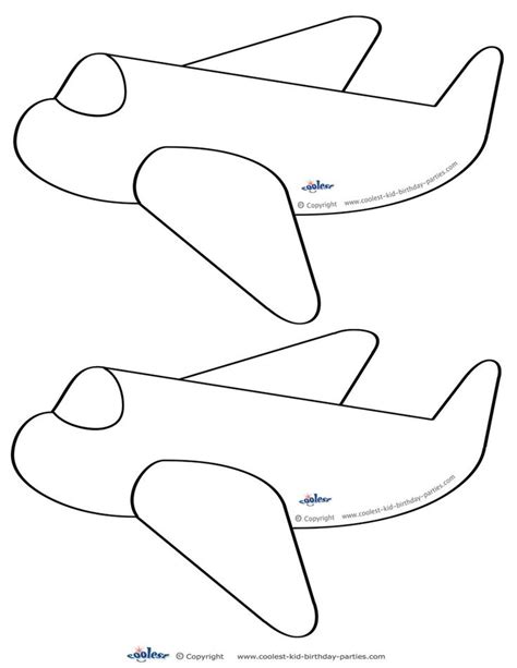 Polish your personal project or. Airplane Cutout Free / Airplane pattern. Use the printable ...