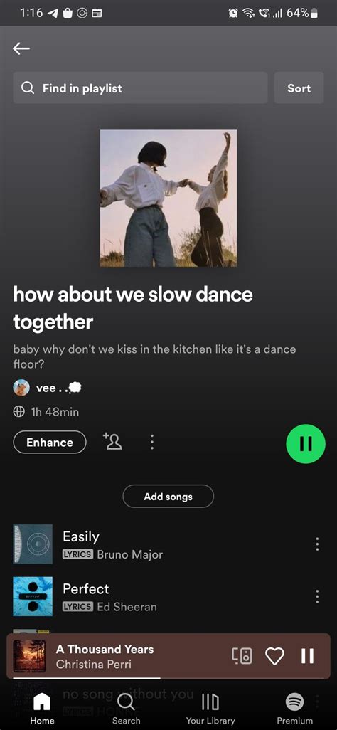 Spotify Playlist For Slow Dancing In Rain Dance Playlist Spotify Playlist Slow Dancing