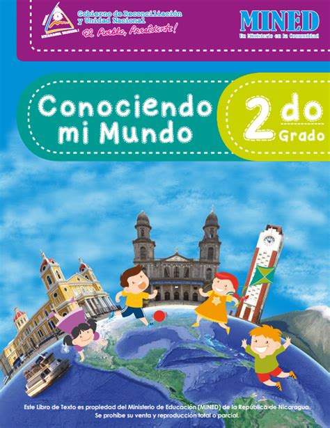 Libro De Conociendo Mi Mundo 2do Grado Nicaragua Mined Nicaragua Educa