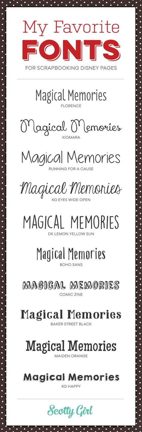 If you are interested in commercial use, please contact me @ bythebutterfly@gmail.com to get the affordable prices. 10 Favorite Fonts for Scrapbooking Your Disney Pages | scottygirldesign.com #typography # ...