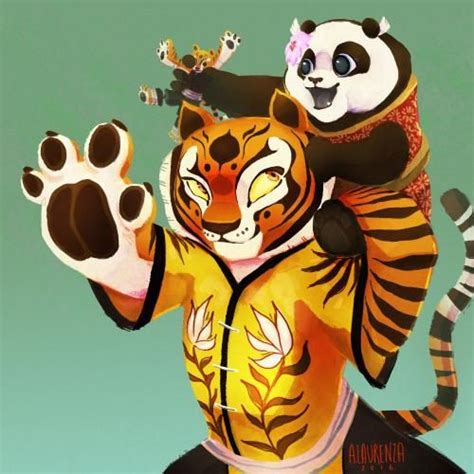 Tigress And Lei Lei In 2020 Tigress Kung Fu Panda Kung Fu Panda 3