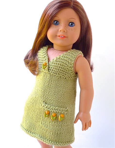 Doll Clothes Knitting Pattern Pdf For 18 Inch American Girl Etsy