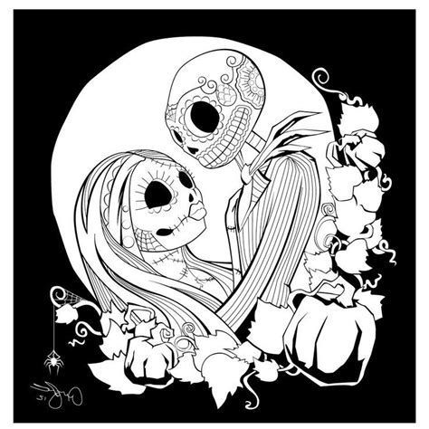 Christmas party activity, christmas gift. Free Printable Nightmare Before Christmas Coloring Pages ...