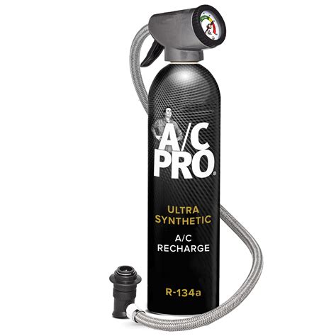 Ac Pro Ultra Synthetic R 134a Refrigerant Recharge Kit 20 Oz