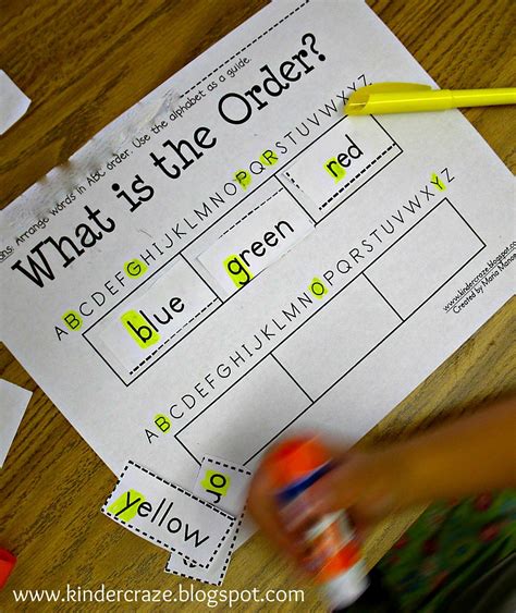 Introduction To Abc Order Abc Order Teaching Literacy Abc Order