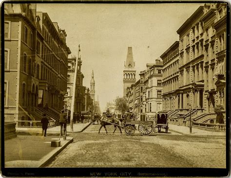 Madison Avenue And 36th St New York Circa 1885 New York City