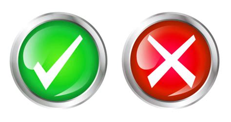 Right And Wrong Icons Stock Photo Download Image Now Istock