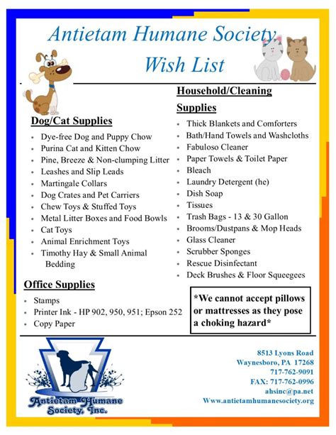 Other Ways To Give Antietam Humane Society