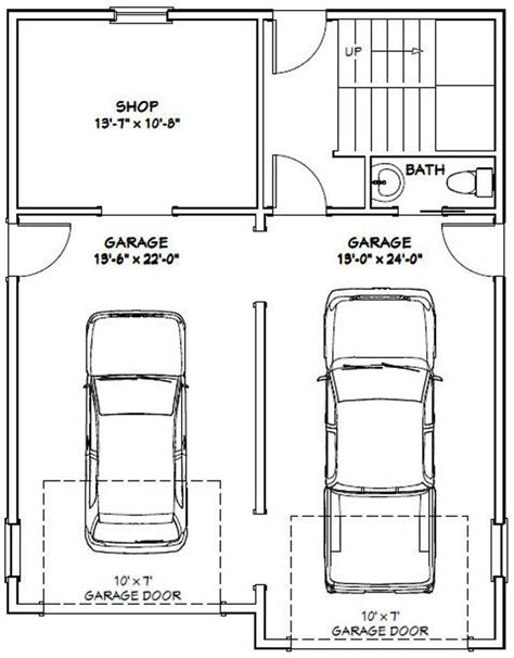 28x36 House 2-Bedroom 1.5-Bath 1170 sq ft PDF Floor | Etsy ...
