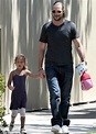 Gabriel Aubry bonds with daughter Nahla as he picks her up from school ...