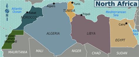 Very Popular Images North Africa Political Map
