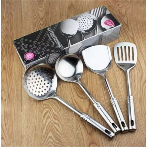 Kitchen tool peralatan dapur spatula set isi 4 | Shopee Indonesia