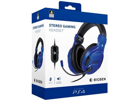 Ps4ps5 Official Bigben Stereo Gaming Headset V3 Blue Nové Prokonzolecz