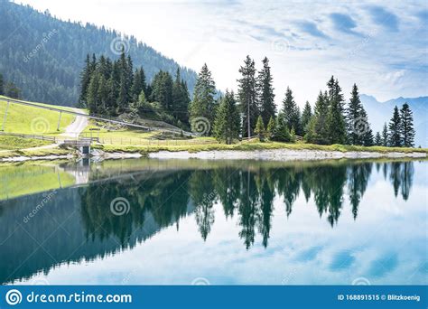 Mountain Lake Landscape View Stock Image Image Of Germany Constance