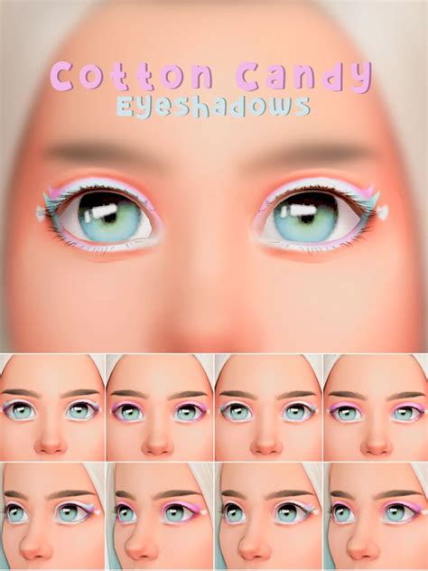 Makeup Cc Kawaii Makeup Eyeshadow Makeup Eyeshadows Sims 4 Mods
