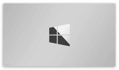 Windows 10 Logo Grey Metallic 4k Ultra Hd Desktop