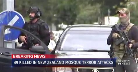 49 Killed In Terror Attacks At Two New Zealand Mosques