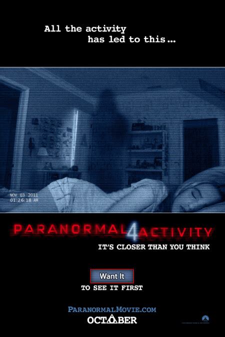 Paranormal Activity 4 Movie Release Showtimes And Trailer Cinema Online