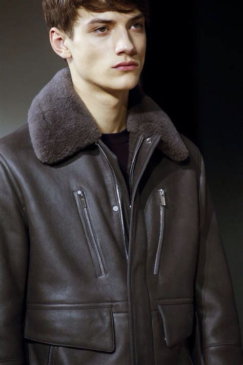 Hermès Fall Winter 201516 Coat Outerwear Fashion Menswear Details
