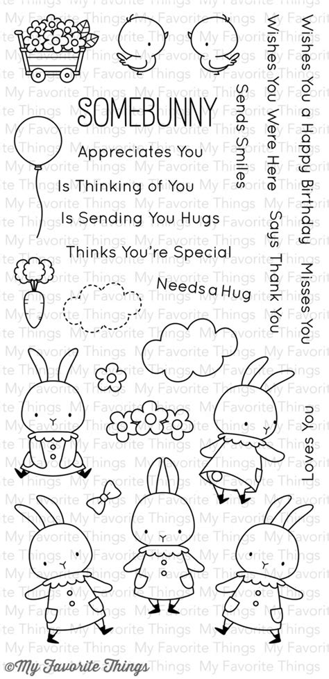 My Favorite Things Clear Stamps Bb Somebunny