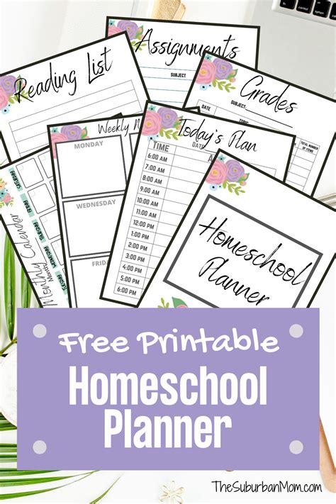 Free Homeschool Planner Printables Free Printable Homeschool Planner