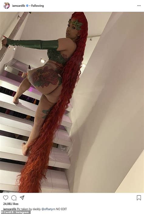 Cardi B Shares A Cheeky Behind The Scenes View Of Her Elaborate Poison