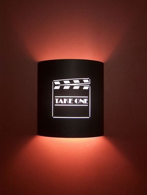 Take One Clapboard Theater Sconce Home Theater Room Design Theater