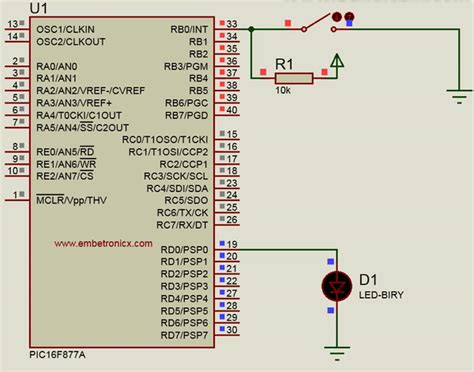 Pic16f877a Interrupt Tutorial With Circuit And Code