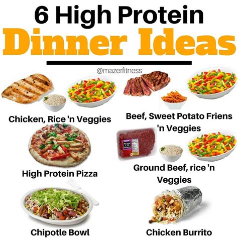 6 High Protein Dinner Ideas Very Easily Customizable To Your Personal Calorie And
