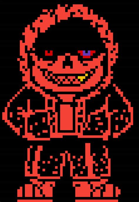 Dustfell Sans Sprite By Thegolden124 On Deviantart