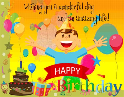Happy Birthday Cards For Kids Birthday Greetings