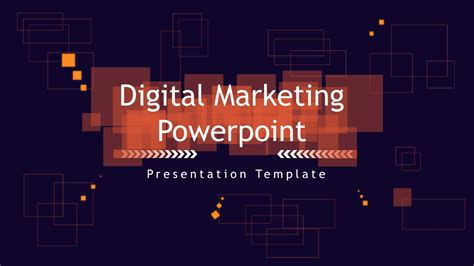 Digital Marketing Powerpoint Template Business Information
