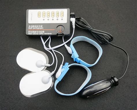 Electric Shock Penis Belt And Stimulator Electro Pads And Sex Anal Toys