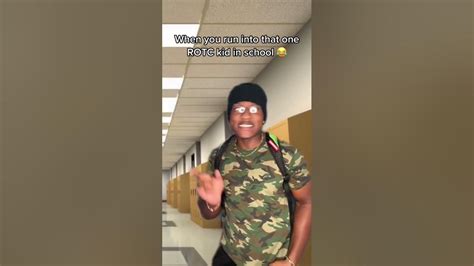 When You Run Into That One Rotc Kid In School 😂 Youtube