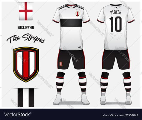 Soccer Jersey Or Football Kit Template Royalty Free Vector