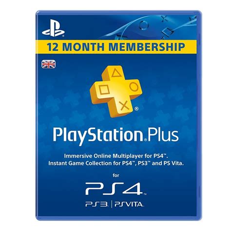 Sony Playstation Plus 12 Month Membership Computing From Powerhouseje Uk