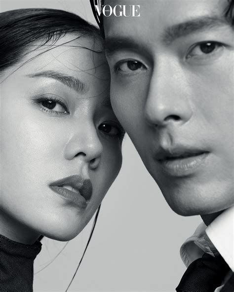 Hyun Bin And Son Ye Jin For August Vogue Couch Kimchi Gambar