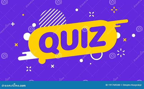 Modern Banner Quiz Banner For Business Marketing And Advertising