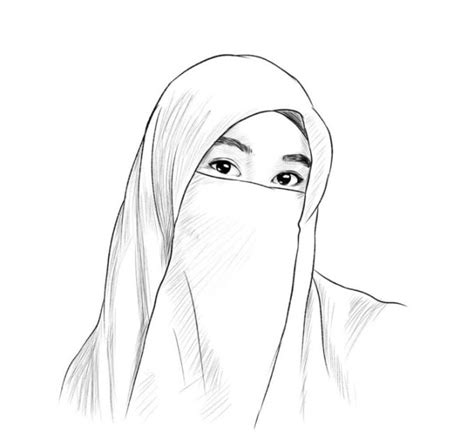 Sketsa Kartun Muslimah Mewarnai Gambar Mewarnai Gambar Sketsa Kartun